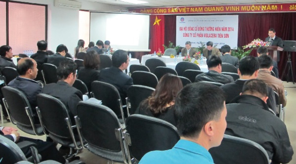 Công ty Cổ phần Viglacera Tiên Sơn Đại hội cổ đông thường niên 2014